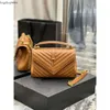 Designer tassen Sbag Wannian Postman karamel gouden gesp schapenvacht Hollywood godin damestas mode Manhattan tas 59Y0 2024 nieuwe 5A