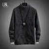 Herrtröjor lbl kashmir bomull tröja män höst vinter tröja jumper mantel hombre pull homme hiver pullover män o-hals stickade tröjor j231225