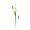 Kwiaty dekoracyjne 10pcsartificial Tulip Flower Bukiet Real Touch Pu Plastics Fakie