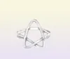 Clipon Vite Indietro Openwork Pentagramma Clip Orecchino Puro Argento Sterling 925 Semplice Per Le Donne Regalo Gioielleria Raffinata S925 Coreano Desig8441784453