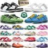 Mit Box Designer flache Schuhe Low Powerpuff Girls Panda Grey Nebel Syracuse University Blau Stangelove Triple Pink Herren Trainer im Freien Sportgröße 36-47