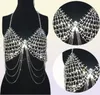 Stonefans seksowne puste rhinestone biżuteria taneczna dla kobiet Tassel Body łańcuch klatki piersiowej kryształ braletowy Naszyjnik T20051116015