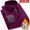 Golden Shield – robe chaude en laine à manches longues pour hommes, Slim, Business décontracté, sans repassage