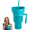 900-1000 ml de grande capacité Béôme pop-corn intégré multi-fonctionnal Cup Creative Snack Drink Cup 231225