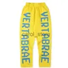 Men's Pants Vertabrae sweatpants High Street 3d Letter Printing 1 1 yellow Sports Men Women1 1Casual Elastic waist Drawstring Joggers Pants J231225