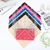 Cotton Paisley Design Stylish Ride Magic Square Scarf Outdoor Hip-Hop Multifunktionell Cycling Anti-UV Bandana pannband Huvudduken SCARF Portable Handkakor P30