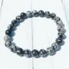 MG0391 A Grad Snowflake Obsidian Armband Heilung Kristalle Meditation Armband Schutz spirituelle Geschenk Whole222v