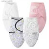 Sleeping Bags Baby Sleeping Bag Newborn Envelope Cocoon Wrap Swaddle Soft 100% Cotton 0-6 Months Sleep BlanketL231225