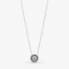 100% 925 Collier de collier de collier à collier de halo à argent sterling sterling