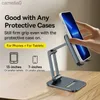 Tablet PC Stands Baseus Phone Holder Desk Bureau pour téléphone portable Port de support pliable de tablette pour iPhone 13 12 iPad Pro Air Metal Phone Holderl231225