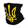 Berets Ukrainian Flag Winter Headband Neck Warmer Men Women Ski Hunting Tube Scarf Ukraine Patriotic Face Bandana Gaiter