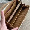 70% Factory Outlet Off Women's Long Classic Old Flower Pickup Bag Khaki Multi card Slot Hand held Change Wallet on sale