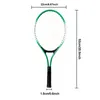 2Pcs Kids Outdoor Sports Tennis Rackets Tennis String Racquets with 1 Tennis Ball for Badminton Beginner Parent-Child Game Props 231225