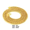 Chaines 8 mm 22k Collier rempli d'or bijoux pour hommes femmes bijoux femme collare mujer naszyjnik solide bizuteria216m