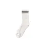 Chemises actives Lo Cotton Sports Socks Four Seasons Désodorant Black and White Long Loisure avec logo