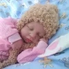 20 inch Lifelike Already Painted Reborn Dolls LouLou 3D skin realistic newborn doll toy image for children and girls gift 231225