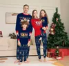 Семейные рождественские пижамы Kerst Pijama De Navidad Familiares Para Toda La Familia Pajama Noel Famille Set Outfits 231225