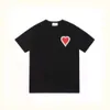 Mode T -shirt Women Designer T Shirts Mens Dames Solid Color Love Heart Borduurwerk korte mouw T -stuk casual losse eenvoudige oversized katoenen T -shirt