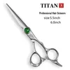 Titan ciseaux de coiffure 6 pouces cheveux professionnel barbier coupe amincissement outil de coiffure cisaillement 231225