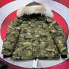 Parkas en duvet pour hommes, version correcte de haute qualité, doudoune gratuite, rapide, fourrure de coyote de qualité supérieure, proche de l'original, manteau chaud à la mode, Hip Hop, canard blanc complet Advanced12bx