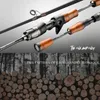 Boat Fishing Rods 1.39m 1.55m 1.68m 1.8m Spinning Baitcasting Fishing Rod UL Power With Natural Solid Wood Grip For Stream Lure Weight 1.5-8g PoleL231223