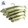 Soft Bait KIT with 120g JIG 14.5cm Paddle Tail for Rock Fish Cod Pollock Trolling Fishing Lure 7.3inch 150g Boat Fishing Vinyl 231225