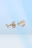 YHAMNI luxe 925 bijoux en argent Sterling coeurs flèches coupées 1 carat CZ diamant boucle d'oreille boucles d'oreilles de mariage pour les femmes ED0646212672