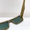 Classic Designer Luxury Solglasögon Acetat Fiber Metal Square Rectangle 1502S Solglasögon utomhus Kör resor Solglasögon UV400