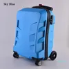 2023 Aluminum Skateboard Trolley Koffer Luggage For Traveling Students Oxford