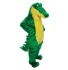 Halloween Green Dragon Mascot Costume Cartoon Fruit Anime Theme Character Christmas Carnival Party Fancy Costumes Adults Size Outdoor Outfit