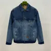 22SS lente parijs italië heren designer denim jassen Casual Street Fashion Zakken Warm Mannen Vrouwen Paar Uitloper gratis schip G1224