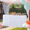Stół ślubny spódnice urodzinowe spódnica okładka impreza Tutu Titule Spódnica Baby Shower Home Decor 231225
