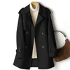 Women's Trench Coats Windbreaker Mid Length Small Versatile Spring And Autumn Wear Korean Version With A Waisted British Style Coat