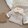 Down Coat 2023 Baby Winter For Boys And Girls Korean Edition Checkered Little Bear With Cotton Clip Warm Thickened Childrens Clothes D Otyvf