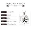 CLUCI 3pcs Round Life Tree Women for Necklace Making 925 Sterling Silver Pearl Pendant Jewelry SC303SB360O