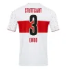 23 24 VFB Stuttgart 축구 유니폼 2023 2024 홈 어웨이 Kalajdzic Silas Gonzalea Mangala 축구 셔츠 키트 Didavi Maillots de Foot Away Third