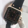 Super wysokiej jakości nowa wersja mężczyzn zegarek na rękę szafir 39 mm czarna tarcza rafinowana stalowa stalowa różowa złota zegarek świetliste ETA 2836 Mechaniczne automatyczne zegarki męskie