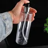 3pcs 500ml Pressione garrafas de bomba transparente Garrafa de gel redondável Soastizador reutilizável Sanitizador de mão 231222
