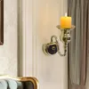 Ljushållare väggmonterad hållare romantisk snygg för bröllop med mittpunkten