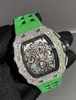 Роскошные мужские часовые часы часы Menwatch Iced Out Watch Moissanite Watch Нарученные часы Automatique Montre Designer Watch для мужчин Diamond Watch Montre de Luxe 064