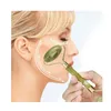 double Head Facial Massage Jade Roller Face Body Head Neck Nature Beauty Device Face Massager Jade Face Roller BJ