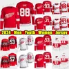 #88 Patrick Kane Reverse Retro Hockey Jersey #93 Alex Debrincat Dylan Larkin Moritz Seider David Perron Gordie Howe Pavel Datsyuk Steve Yzerman Lucas Raymond Jersys