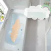 Bath Mat Environmental Long Shower Cartoon Children Pad Non-Slip Suction Cup Tub 231222