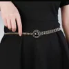 Moda kadın kemer çift elmas bel zinciri bel bandı kanalı lüks tasarımcı kemerler altın şeridi metal kemer mektup ceinture kuşak balo gelinlik ax47h