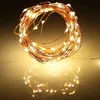 1set, LED Fairy Lights Batter Box Copper Wire String 393.7 pouce Garlande de vacances de vacances pour la décoration de fête d'arbre de Noël