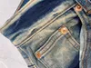 Designer di jeans man jeans viola jeans skinny strappato motociclista snello pantaloni attillati designer stack staccano jeans maschi di tendenza maschi