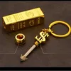 Gold Bars Kerosene Lighter Waterproof Refillable Kerosene Unusual Lighter Keychain Smoking Accessories Cool Gadget Gift for Men