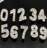 Ganze 10 mm, 100 Stück, 0 9 volle Strasssteine, Dia-Nummer, DIY-Charms, Zubehör, passend für 10 mm Haustierhalsband-Schlüsselanhänger3349756