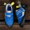 Chaussures d'escalade professionnelles pour jeunes enfants, baskets bleues, grises et jaunes pour femmes et hommes