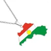 Hänghalsband justerbara Kurdistan halsband fashionabla kedja för vuxen